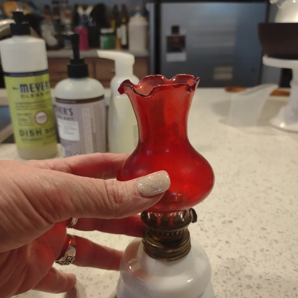 Mini Glass Oil Lamp